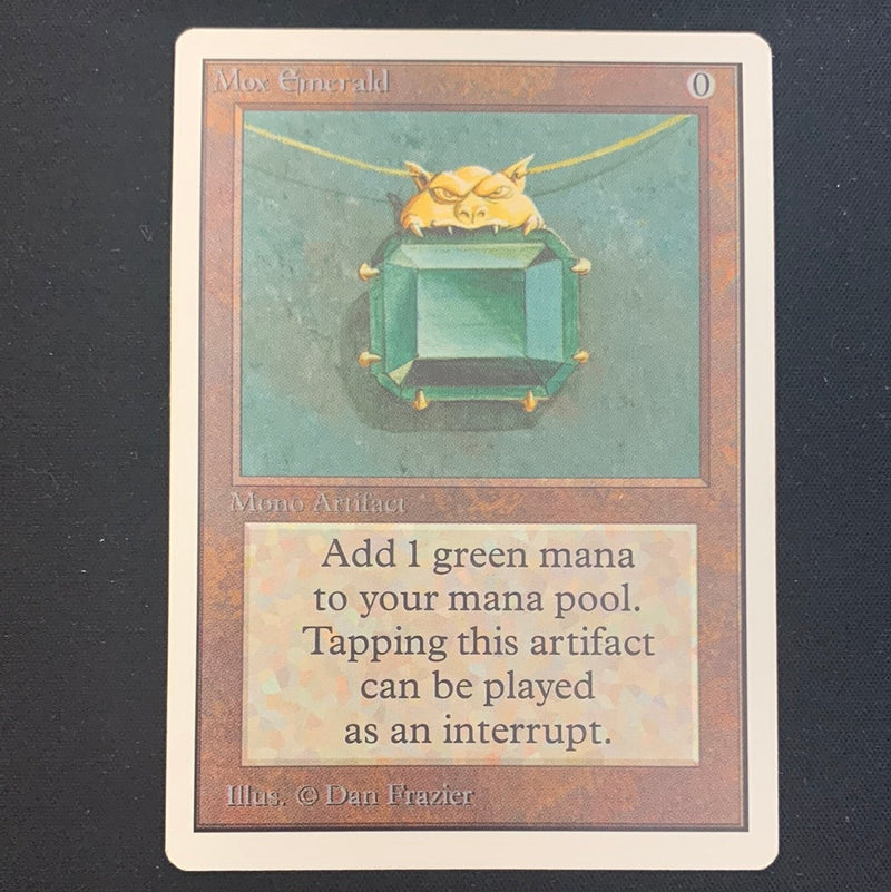 Mox Emerald Unlimited Magic: The Gathering