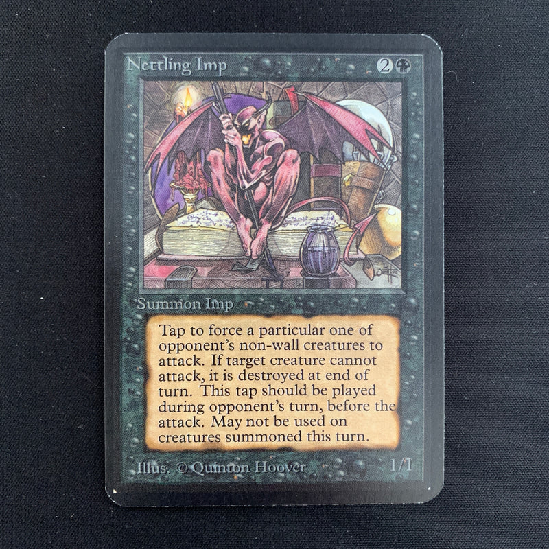 Magic the Gathering Nettling Imp - Alpha 