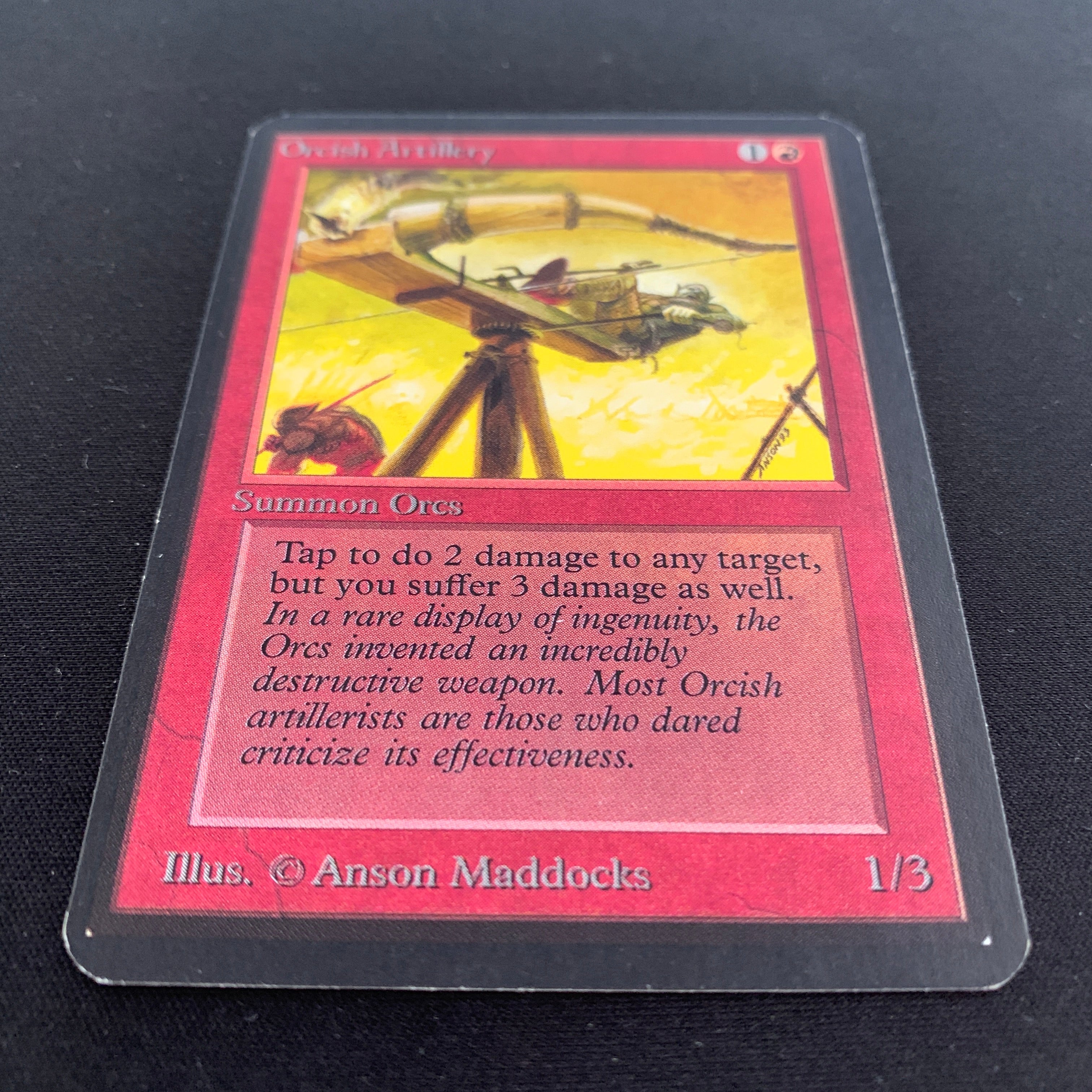 MTG Singles - Orcish Artillery - Alpha - 