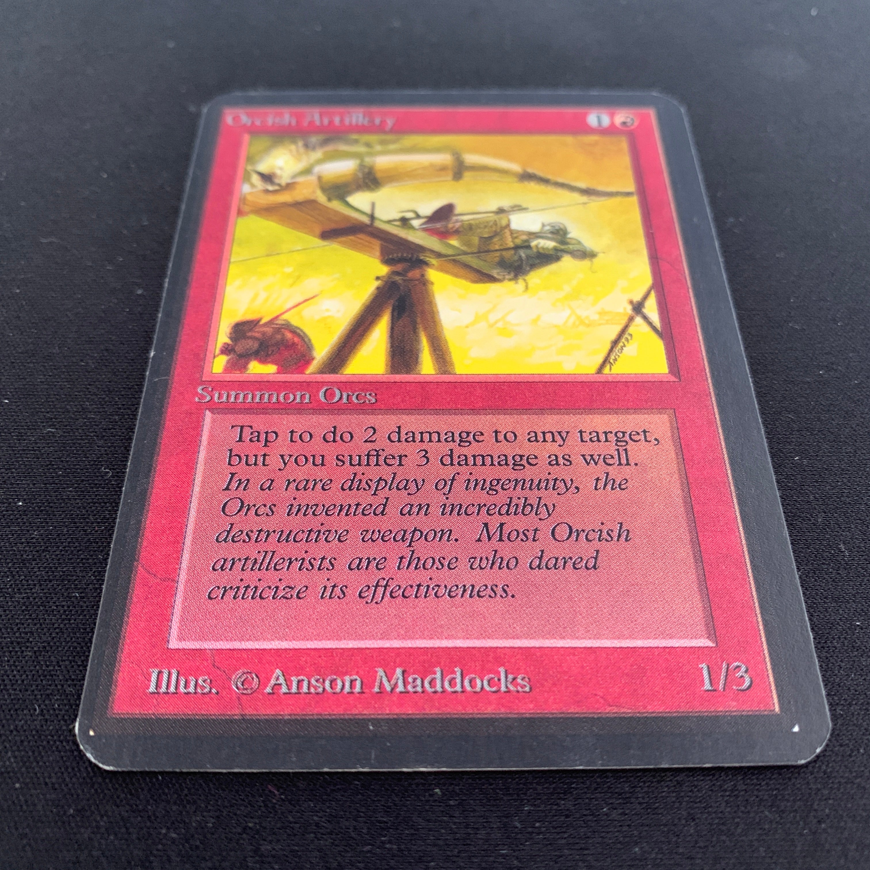 MTG Singles - Orcish Artillery - Alpha - 