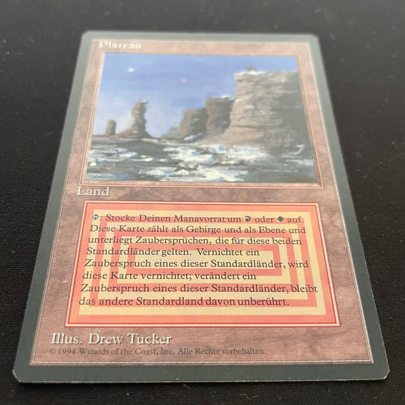 Plateau - Foreign Black Bordered - German