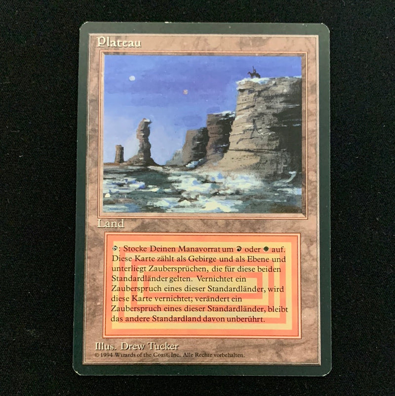 Plateau Foreign Black Bordered German Magic: The Gathering