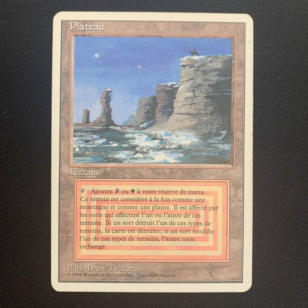 Plateau Foreign White Bordered French Magic: The Gathering