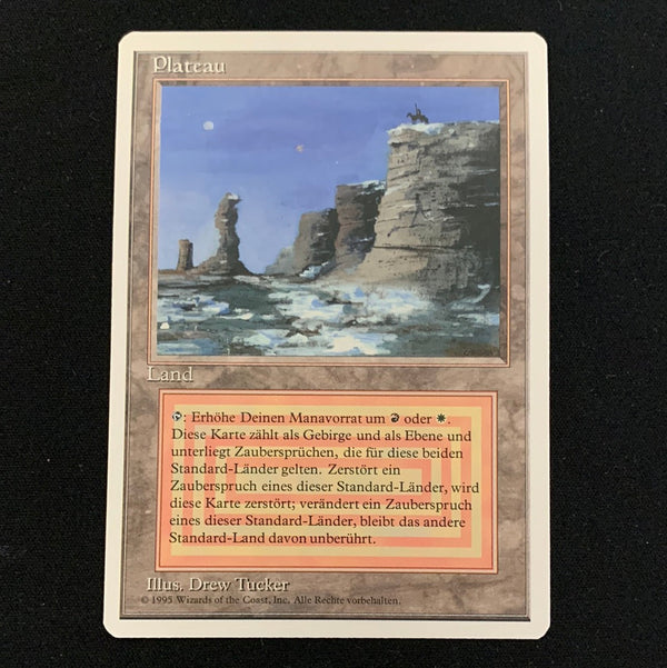 Plateau Foreign White Bordered German Magic: The Gathering