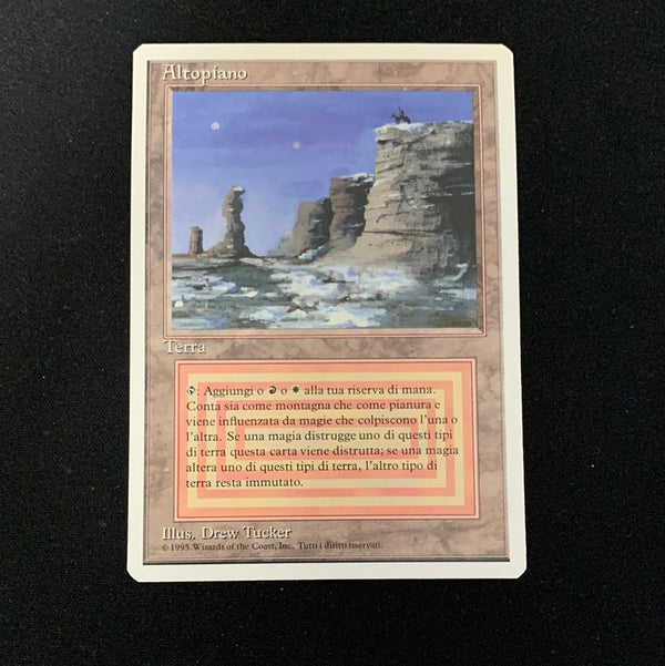 Magic the Gathering Plateau - Foreign White Bordered - Italian 