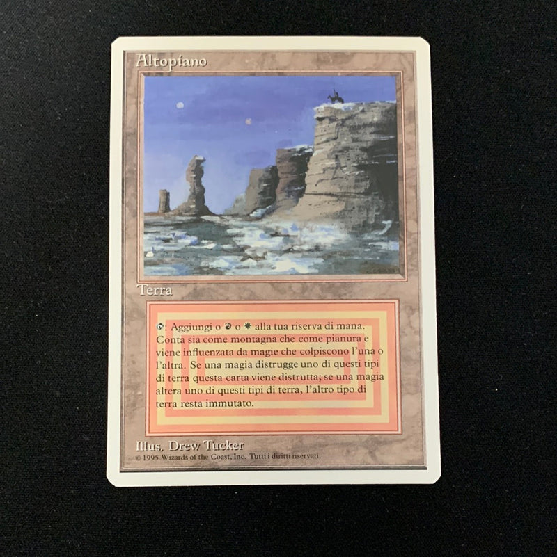 Plateau Foreign White Bordered Italian Magic: The Gathering