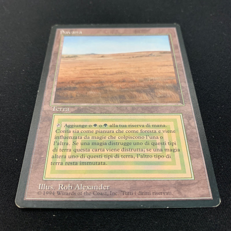 Magic the Gathering Savannah - Foreign Black Bordered - Italian 