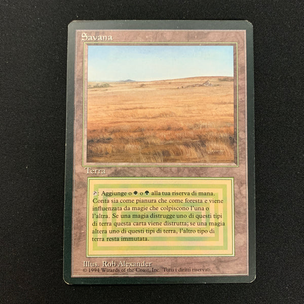 Magic the Gathering Savannah - Foreign Black Bordered - Italian 