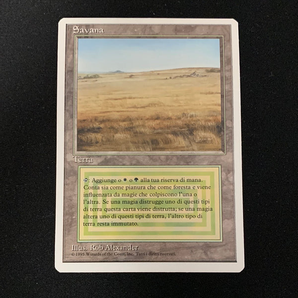 Savannah Foreign White Bordered Italian Magic: The Gathering