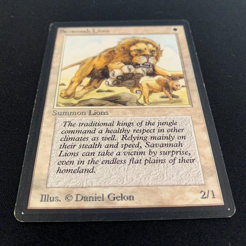 Magic the Gathering Savannah Lions - Beta 