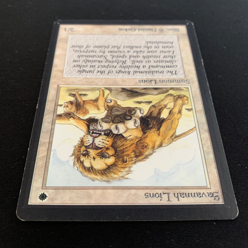 Magic the Gathering Savannah Lions - Beta 