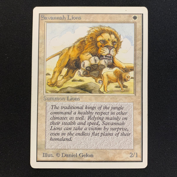 Magic the Gathering Savannah Lions - Unlimited 