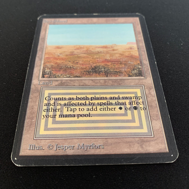 Magic the Gathering Scrubland - Alpha 