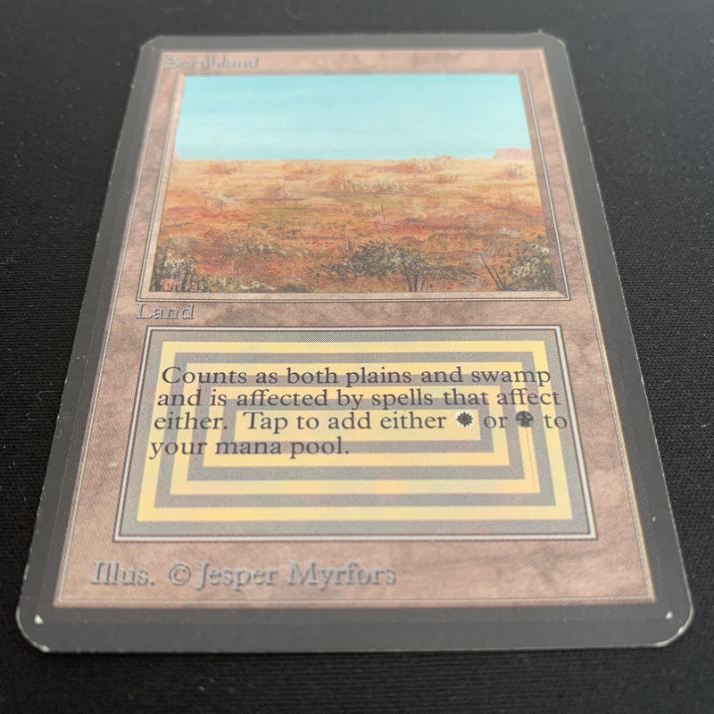 Magic the Gathering Scrubland - Alpha 