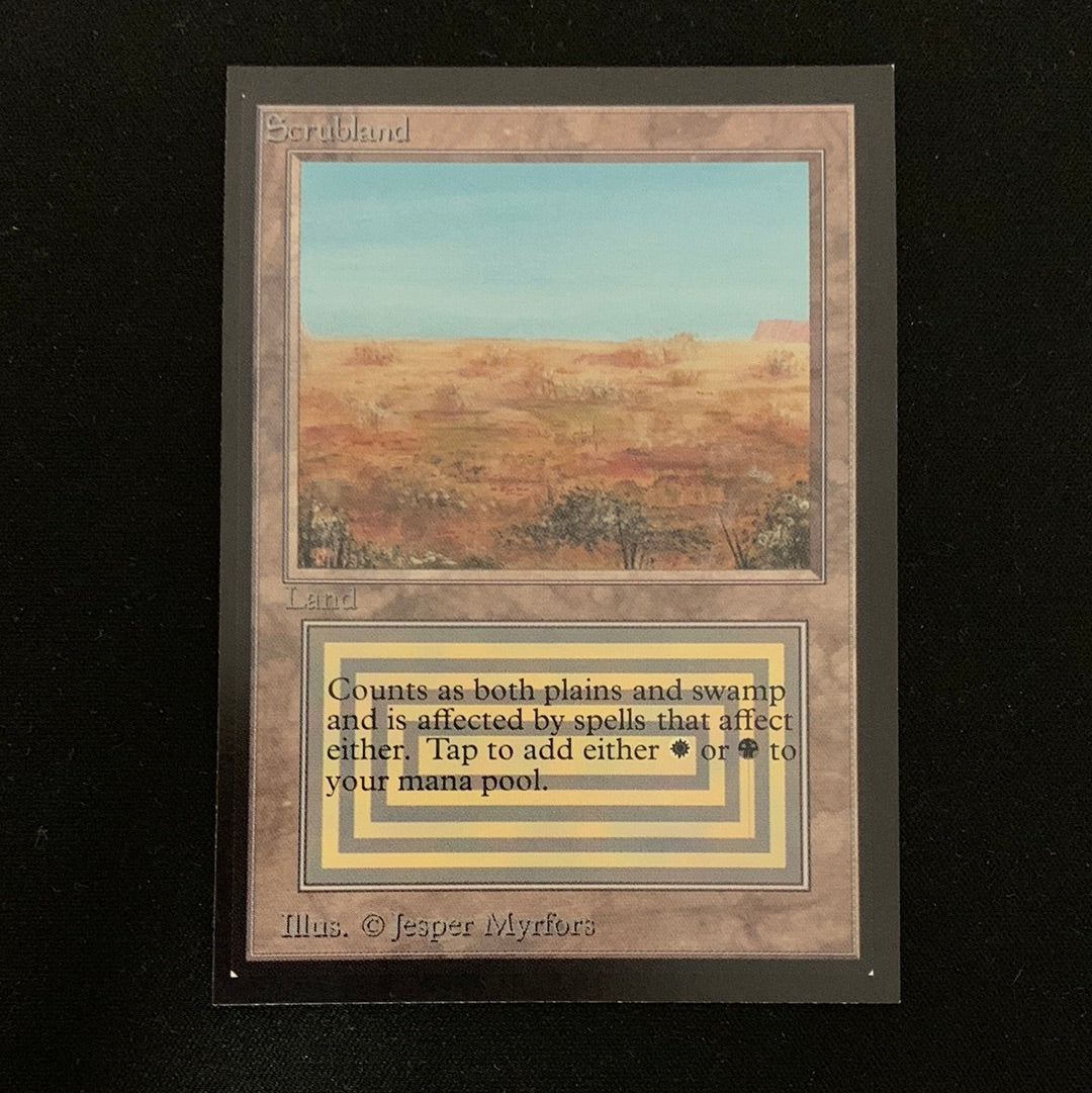 MTG Singles - Scrubland - Collectors' Edition - 