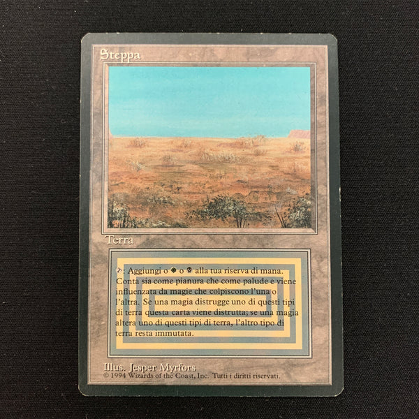 Magic the Gathering Scrubland - Foreign Black Bordered - Italian 