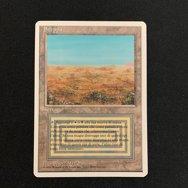 Scrubland Foreign White Bordered Italian Magic: The Gathering