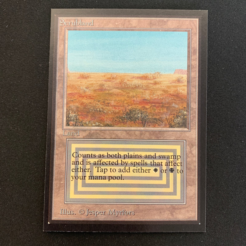 Scrubland International Edition Magic: The Gathering