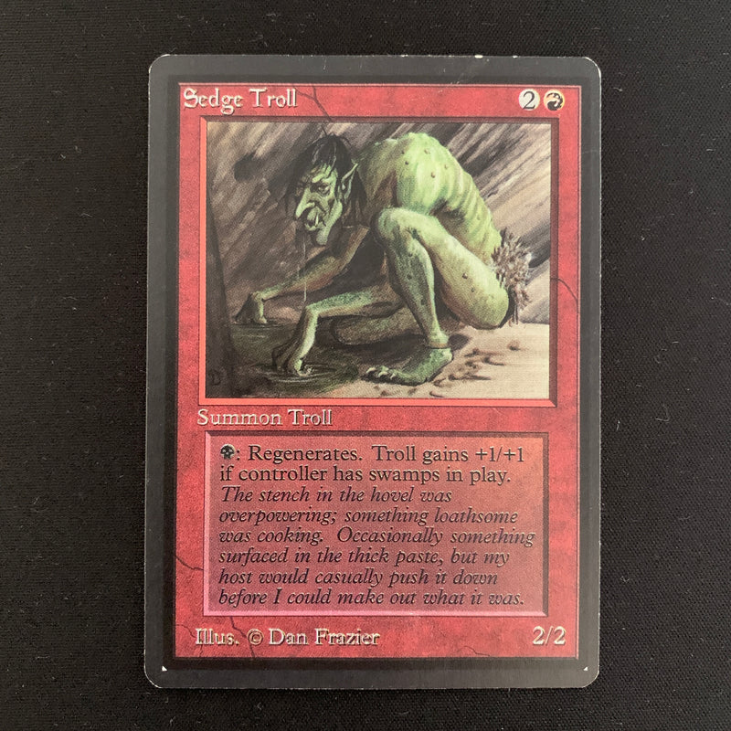 Magic the Gathering Sedge Troll - Beta 