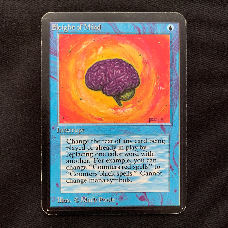 Magic the Gathering Sleight of Mind - Alpha 