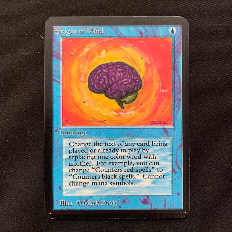 Magic the Gathering Sleight of Mind - Alpha 