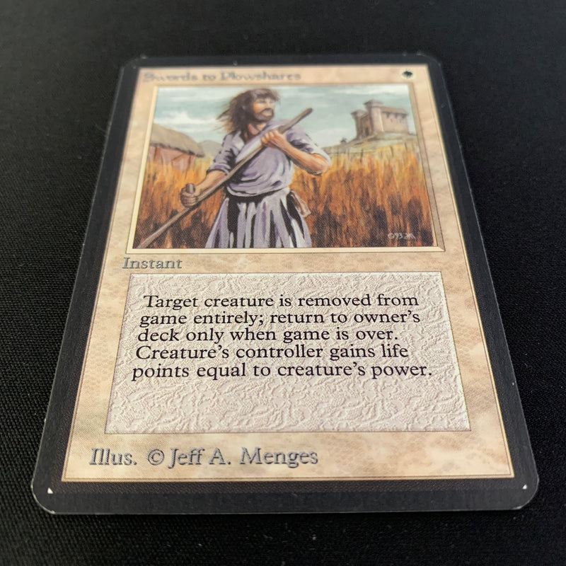 Magic the Gathering Swords to Plowshares - Alpha 