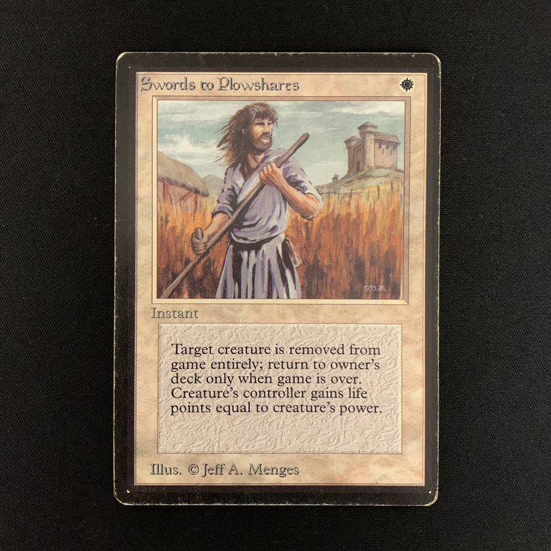 Swords to Plowshares Beta Magic: The Gathering