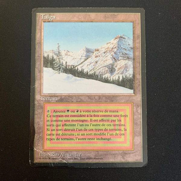 Taiga Foreign Black Bordered French Magic: The Gathering