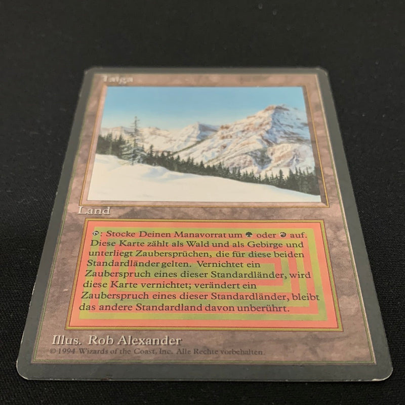 Magic the Gathering Taiga - Foreign Black Bordered - German 