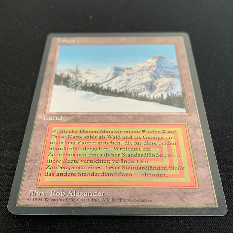 Magic the Gathering Taiga - Foreign Black Bordered - German 