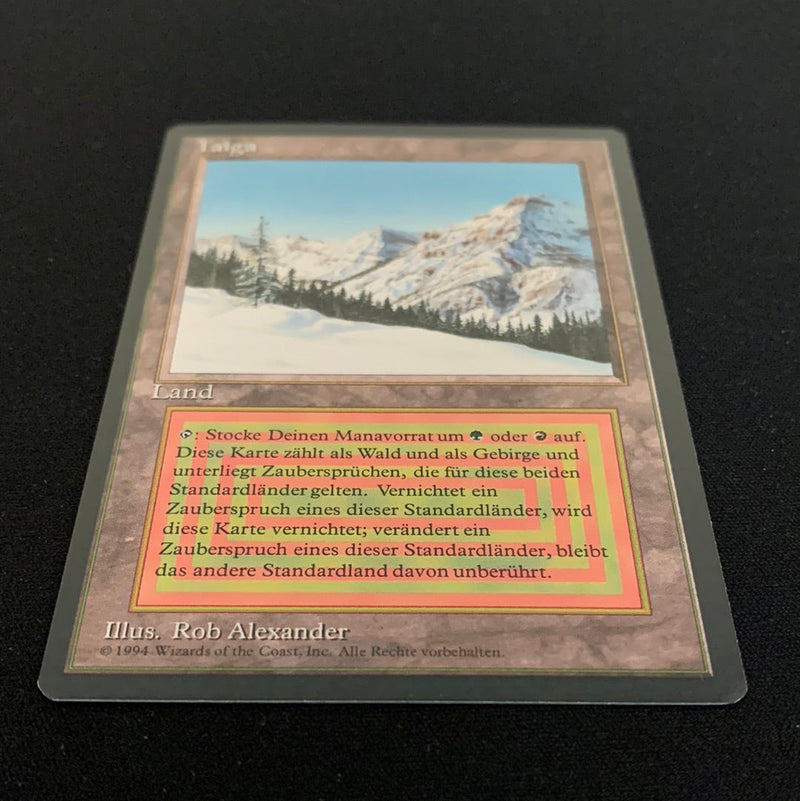 Magic the Gathering Taiga - Foreign Black Bordered - German 