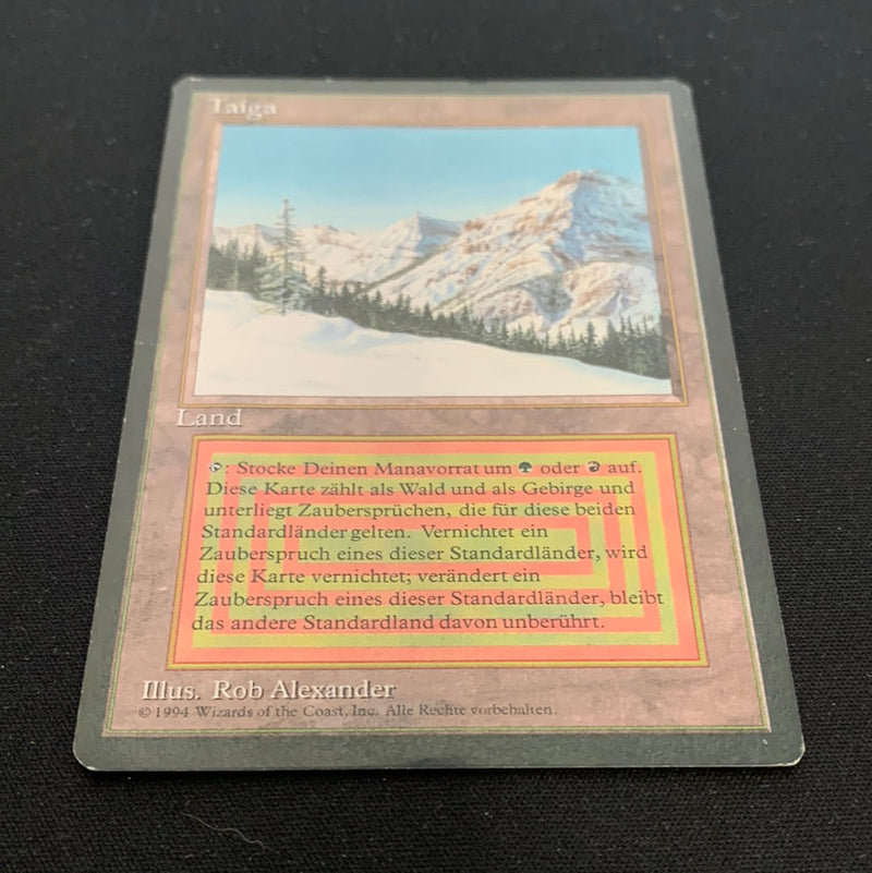 Magic the Gathering Taiga - Foreign Black Bordered - German 