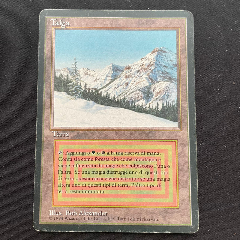 Magic the Gathering Taiga - Foreign Black Bordered - German 