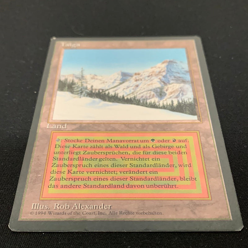 Magic the Gathering Taiga - Foreign Black Bordered - German 