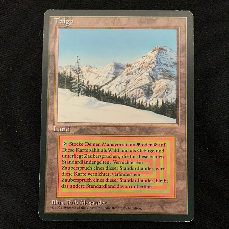 Magic the Gathering Taiga - Foreign Black Bordered - German 