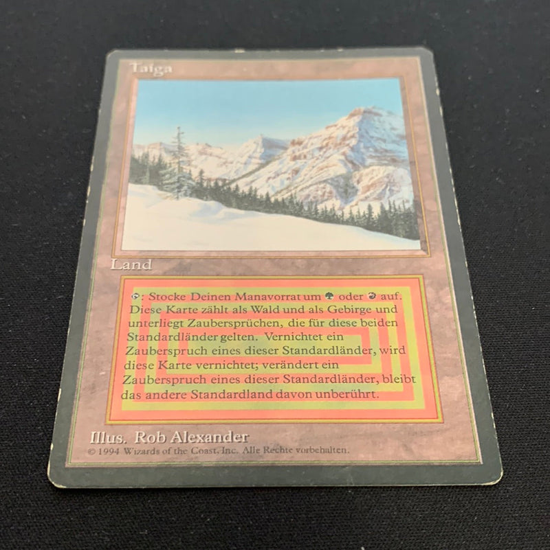 Magic the Gathering Taiga - Foreign Black Bordered - German 