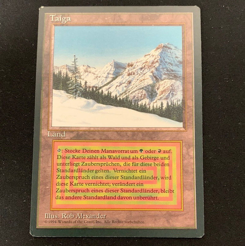 Magic the Gathering Taiga - Foreign Black Bordered - German 