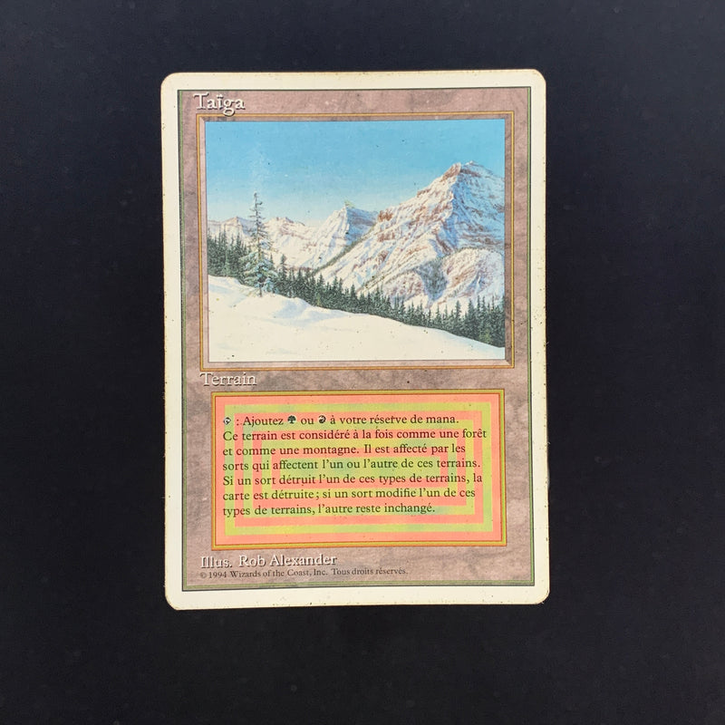 Taiga - Foreign White Bordered - French