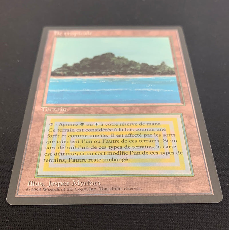 Tropical Island - Foreign Black Bordered - French