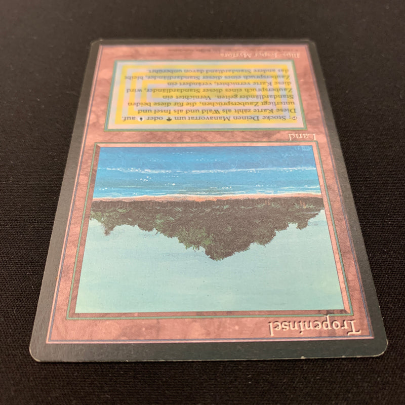 Magic the Gathering Tropical Island - Foreign Black Bordered - German 