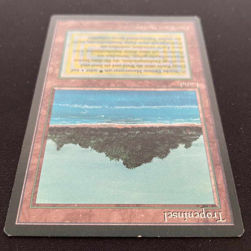 Magic the Gathering Tropical Island - Foreign Black Bordered - German 