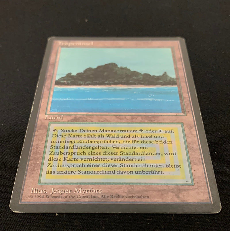 Magic the Gathering Tropical Island - Foreign Black Bordered - German 