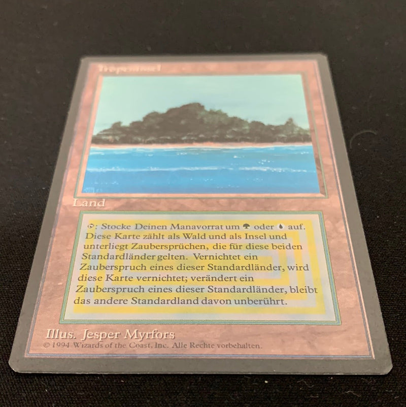 Magic the Gathering Tropical Island - Foreign Black Bordered - German 