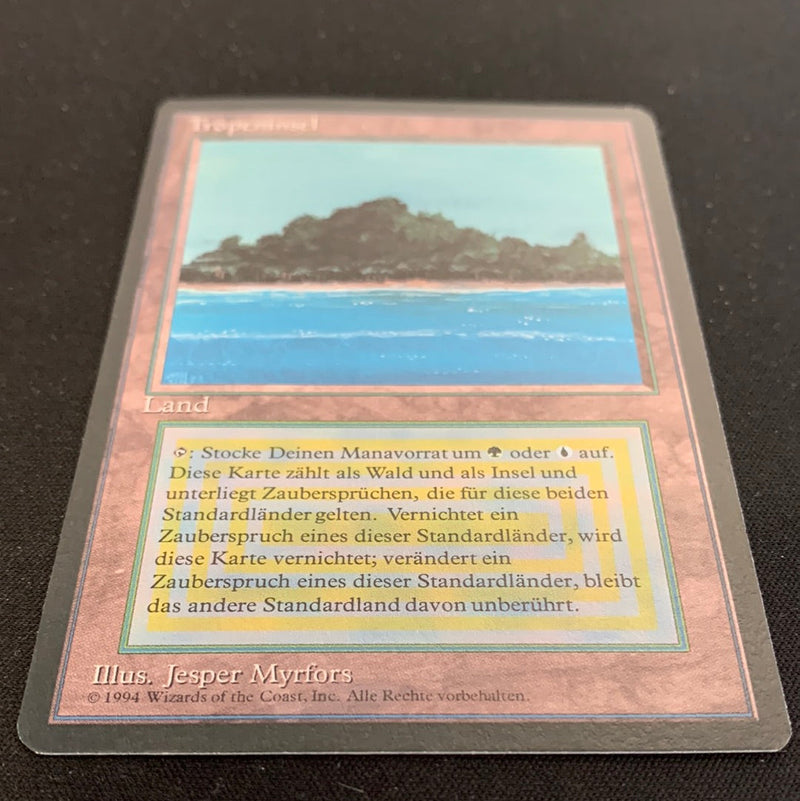 Magic the Gathering Tropical Island - Foreign Black Bordered - German 