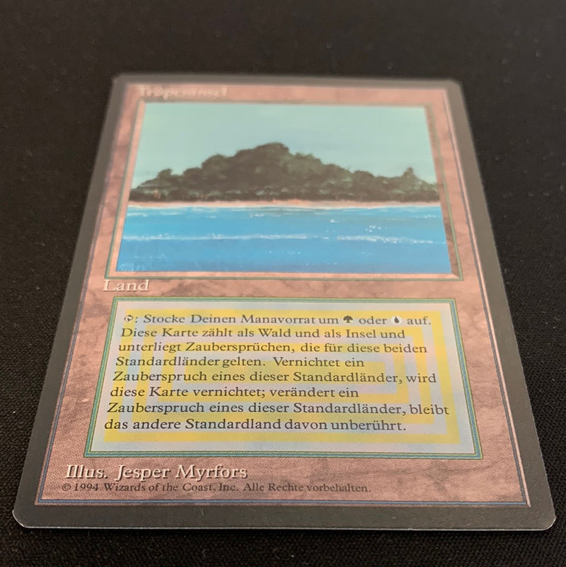 Magic the Gathering Tropical Island - Foreign Black Bordered - German 