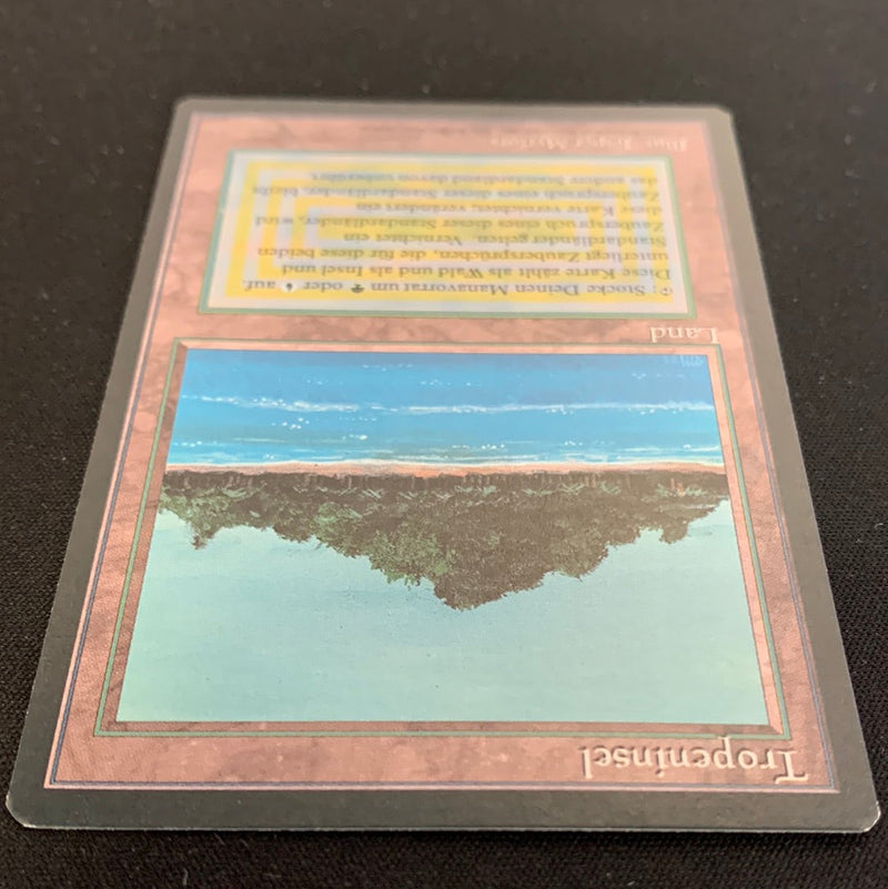 Magic the Gathering Tropical Island - Foreign Black Bordered - German 