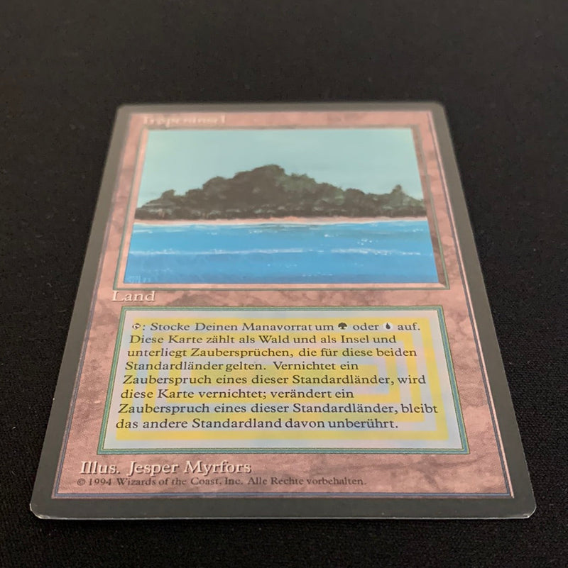 Magic the Gathering Tropical Island - Foreign Black Bordered - German 