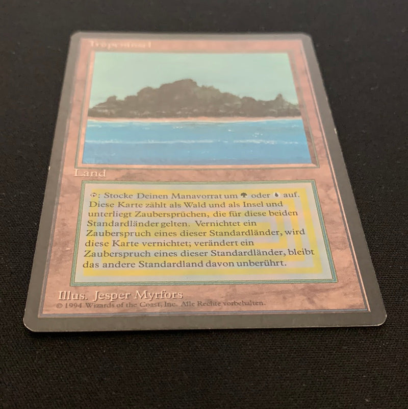 Magic the Gathering Tropical Island - Foreign Black Bordered - German 