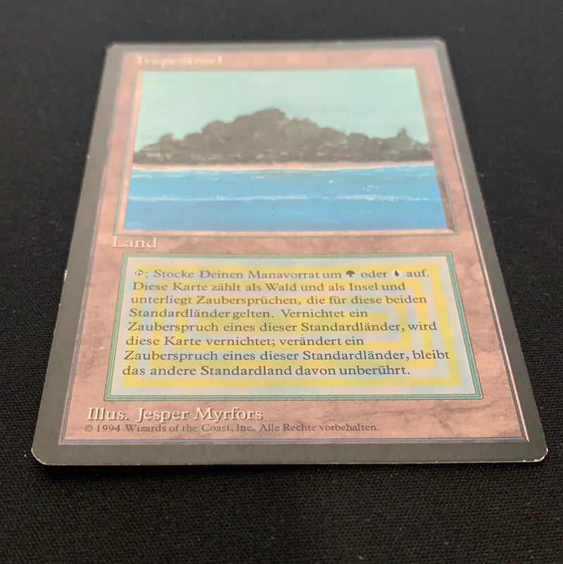 Magic the Gathering Tropical Island - Foreign Black Bordered - German 