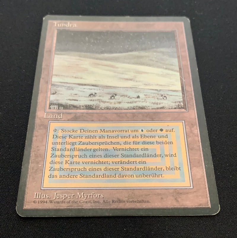 Magic the Gathering Tundra - Foreign Black Bordered - German 